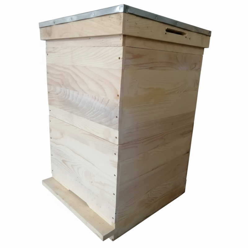 Stup vertical Dadant pentru 12 rame cu magazie 3/4