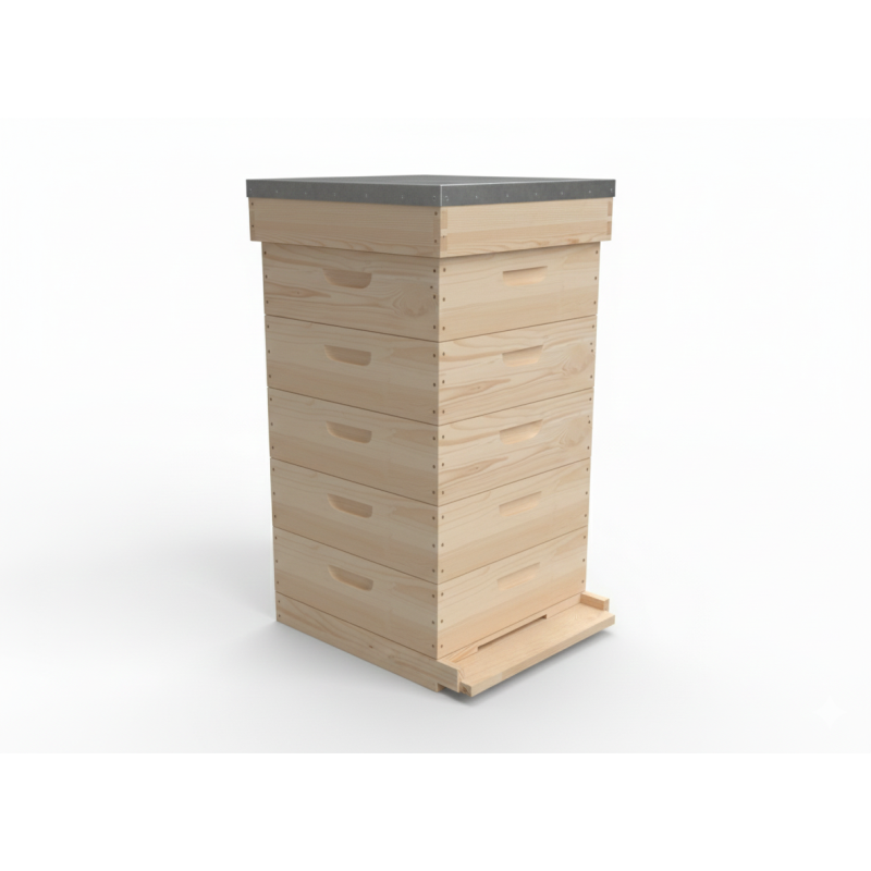 Stup multietajat redus (MER) pentru 10 rame